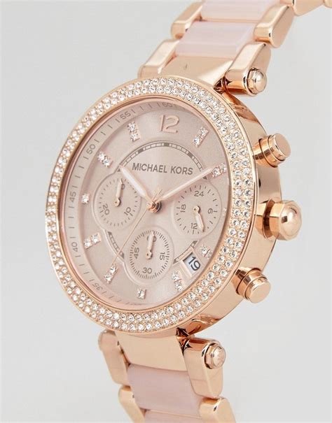 michael kors parker bracelet watch mk5896|Michael Kors chronograph bracelet.